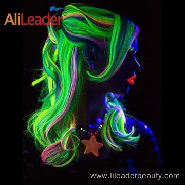 One Clip Hair Extension Luminous Decorative Glow Hairpiece